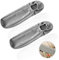 2 Stück Auto Armlehnenbezug, Armlehnenschoner Auto Universal Vordersitz Armlehnenabdeckung Elastische Armlehnenbezüge Armlehnenschutz für SUV LKW und Van (Grau)