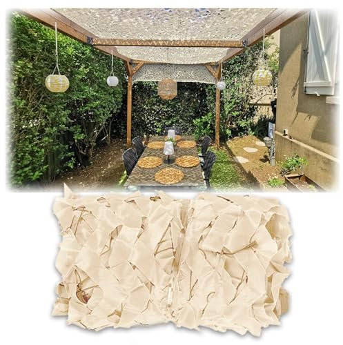Poids léger Filet de Camouflage Filet de Camouflage Renforcé Brise-Vue pour Jardin fête Plein air Photographie Housses de Voiture Tir clôture décoration Parasol Cacher Camp(1.0x1.0m/3.2x3.2ft)