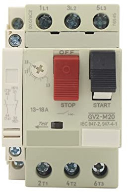 Disjoncteur GV2-M20C 13-18A 3P Ue690V 50/60Hz Disjoncteur de protection moteur