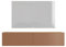 HowHomely Mueble para TV colgante 30 x 140 x 32 cm | aparador colgante en tono cobre | mueble bajo para TV con 2 cajones con cerradura | mueble de TV colgante | Cómoda colgante