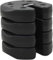 LumFurni 4X Poids pour Belvédère Noir Béton Poids pour Chapiteau Tonnelle Tente