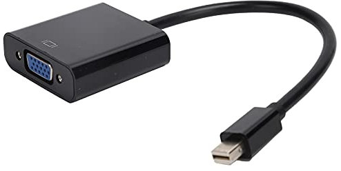 Haofy MINI -VGA -adapter med Högupplösta Displayportsignal Källmottagare för Datormonitore Projectors Black Abscolor 1 Pack Monitor