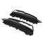 Griglie fendinebbia per paraurti anteriore stile S3, nero lucido, compatibili con Audi A3 S-Line 8V 2013, 2014, 2015 e 2016, griglia anteriore esagonale a nido d'ape.