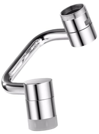 OSALADI Verstellbarer Wassersparaufsatz Wasserhahnverlängerung Mit Schwenkbarem Arm Wasserarten Multifunktional Für Bad Küchenspülen Platzsparend Drehbar Flexible Mehrwinkelrotation