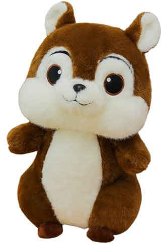 Xiyocadt Eichhörnchen Stofftier,Kuscheltier Eichhörnchen Plüschtier Flauschiges Stofftier Schmusetier Geschenk,Umweltfreundliches Plüschtier Superweich Anschmiegsam Für Mädchen, Jungen (60cm)