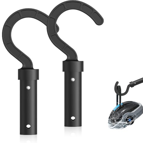 Udbrud 2 Stück Haken Für Poolroboter, Pool Reinigungszubehör Haken, Generisch Haken Poolreiniger Hooks für Poolstangen Poolreiniger Roboter Zubehör