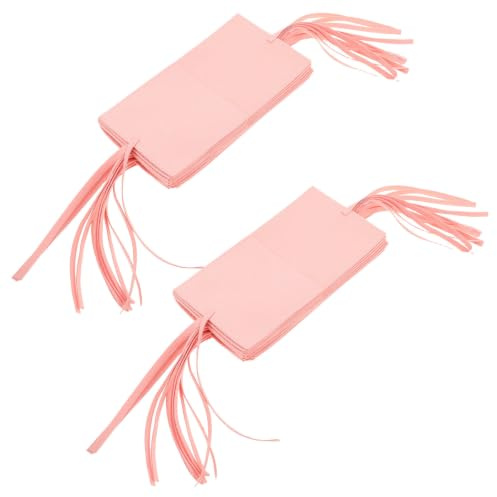 ERINGOGO 24 Pièces Paquet de Rangement Bijoux avec Fermeture à Cordon Rose en Tissu Doux 8x8cm Style Enveloppe et Velours Doux, Facile à Ouvrir et Fermer, pour Collier et Boucle D'oreille