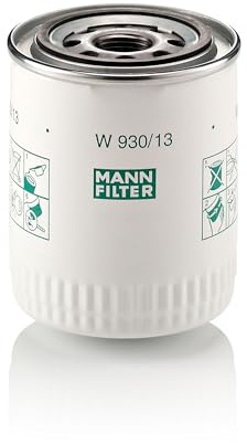 MANN-FILTER W 930/13 Oil Filter - for Cars + Transporters | For Passenger Cars, Highest Filtration Performance, Engine Protection, High Quality Sealing, True OE Engineering