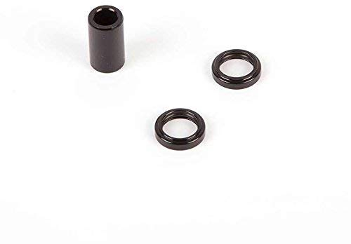 RockShox 2055910842 Dämpferbuchsen-Set (1buchse/2abdeckungen), schwarz, 16.0 x 6 mm