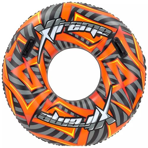 Inflatable Pool Ring Pool Float Turbo Extreme Swim Ring Summer Swimming Raft Pool Accessories Lounger 47 Orange