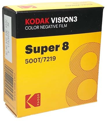 Unbekannt Vision3 Super 8 mm Negativ-Film 500T 7219, in Farbe, 8955346, 15,2 m