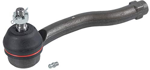 febi bilstein 42481 Spurstangenendstück mit Kronenmutter, Splint und Schmiernippel , 1 Stück