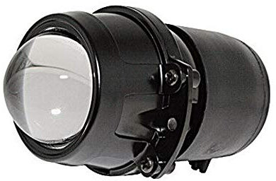 SHIN YO 50 mm Ellipsoidscheinwerfer mit Gummiabdeckung, Fernlicht, H1, 12V/55 Watt (Black)