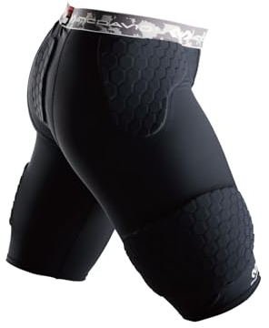McDavid - Pantaloncini di protezione, taglia: XL (taglia del produttore: XL), colore nero