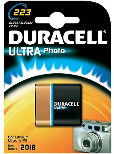DURACELL Lot de 6 Piles Photo Lithium Ultra DL 223 A