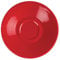 Olympia Lot de 12 soucoupes en porcelaine Rouge