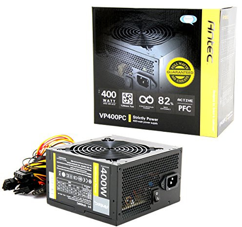 Antec VP400PC 400 W Power Supply Unit - Black