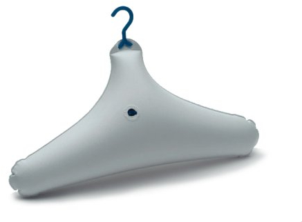 Kleiderbügel 434 aufblasbar 2 Stück in weiss 48 x 26 cm