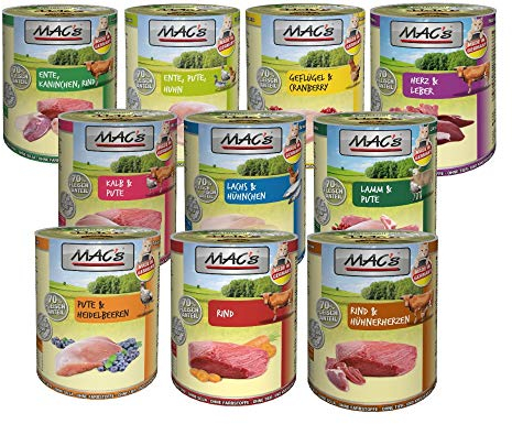 MACs Cat Katzenfutter 20 x 400g Mix, Verschiedene Sorten