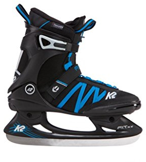 K2 Herren Schlittschuhe FIT ICE PRO, Mehrfarbig (Schwarz/Blau), 47 EU