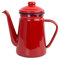SLHP Kaffeekanne 1,1L Camping Wasserkocher Home Jug Emaille Vintage Teekanne