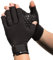 Thermoskin Thermokompressionshandschuhe - Wärmende Handschuhe für Männer & Frauen zur Linderung von Arthritis-Schmerzen, mit rutschfestem Griff, offene Fingerspitzen für besseren Tastsinn, Schwarz, L