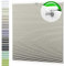 HORIVERT Wabenplissee Hellbeige 55x70 cm (B x H) mit Klemmträgern, mit Eco Dichtungspads, ohne Bohren, Doppelplissee | Plissee| Faltrollo, Weiße Rückseite, Klemmfix, leichte Montage mit Video