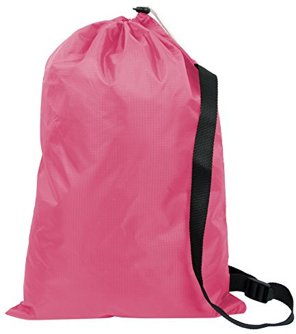 ZOLLNER 10er Set Turnbeutel mit Schultergurt, 32x46 cm, wasserabweisend, Pink