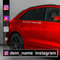 Instagram Aufkleber Name | personalisiert | Druck & Plot mit Hashtag Logo - Tuning Auto - Werbung - Social Media - Wunschtext