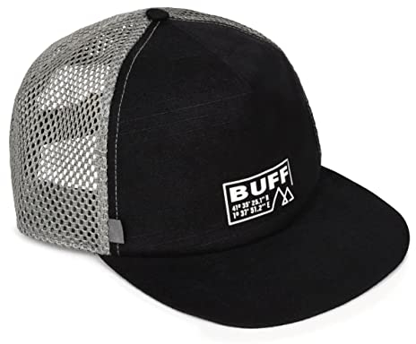 Buff Unisex effen Pack Trucker Cap, Schwarz, Einheitsgröße EU