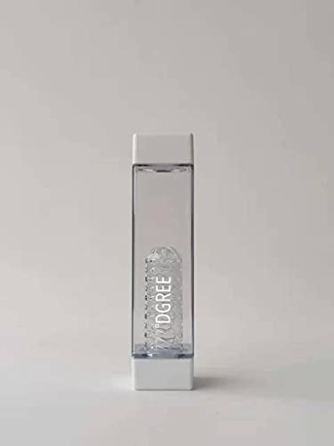 777°DGREEE Rectangular Drinking Bottle (White)