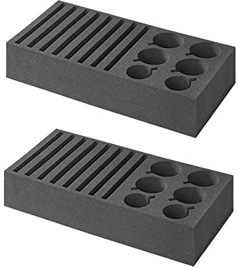 APT 2 soportes de espuma para tazas, platos, camping, cocina, caravana, autocaravana