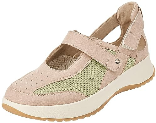 Berkemann Damen Kari Sneaker, beige/grün, 40 2/3 EU