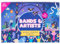 Bands & Artists Music Puzzle & Quiz. 500 Piece Jigsaw Puzzle with 50 Hidden Song Titles. Quiz Sheet & Answers Included.