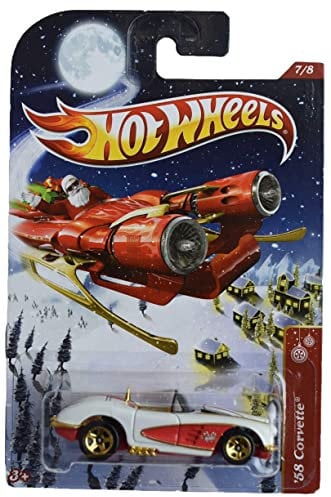 Hot Wheels '58 Corvette, Holiday Hot Rods 7/8