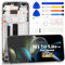 SRJTEK TFT para Xiaomi Mi 10 Lite 5G Pantalla LCD para Xiaomi Mi 10 Lite Reemplazo de pantalla M2002J9G Reparación del digitalizador táctil con marco (Negro, Sin reconocimiento de huellas dactilares)