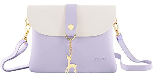 AISPARKY Small Crossbody Bags for Teens Girls Cute Lovely Kids Handbags Shoulder Bags Purse Gifts for Little Girls (Multiple Colors)