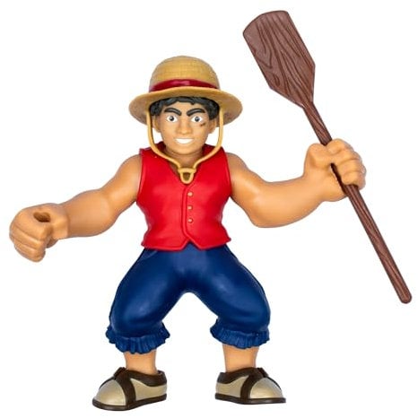 Heroes of Goo Jit Zu Netflix One Piece Luffy; 18 cm Actionfigur mit Ultra-Schleimfüllung; Premium-Sammelfigur Zubehörteilen & Sammelpackung