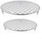 27 cm runder Grillrost aus Edelstahl für Grills im Freien, Holzkohle und Gas (D27cm)