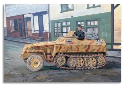 ZLQYHW Militärfahrzeug-Poster, deutsches Weltkrieg, Sd.Kfz.250-1, dekorative Leinwand, Familienschlafzimmer, Kunstwerk, Bild, Gemälde, 40 x 60 cm