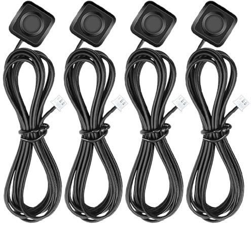 Gebildet 4pcs Interruttore Pulsante Momentaneo con Connettore PH2.0mm a 3pin,Pulsanti Clacson ON/Off,mini Interruttori a Montaggio Superficiale 0.5A per Controllo Industriale,Esperimenti elettronici