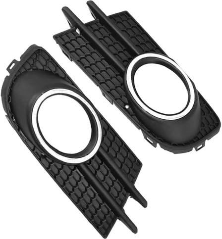 NATWEE Nebelscheinwerfer-Grill Kompatibel Mit VW Für Tiguan EU 2012–2017 2018 5N0853665 5N0853666 Auto Links Rechts Vorne Stoßstangengrill Nebelscheinwerfer Grill Nebelscheinwerfer Rahmenabdeckung(2)