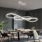 AHRHSM LED Pendelleuchte Esstisch, Moderne Dimmbar Esstischlampe 57W, Höhenverstellbar, Hängeleuchte mit Fernbedienung, Esszimmerlampe für Esszimmer, Küchen (weiß)