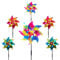 dellyy 6 Pcs Moulin à Vent Réfléchissant, Moulin à Vent Arc en Ciel, Moulin à Vent Jardin, Moulin à Vent Jardin Pierre, Moulin à Vent Anti-Oiseaux pour Protéger Les Jardins Les Fermes Les Cours