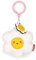 LEGAMI - Porte-clés Super Soft! Thème Daisy, Porte-clés en Peluche, Pendentif avec Message gravé et Mousqueton en Zinc, 7x11 cm