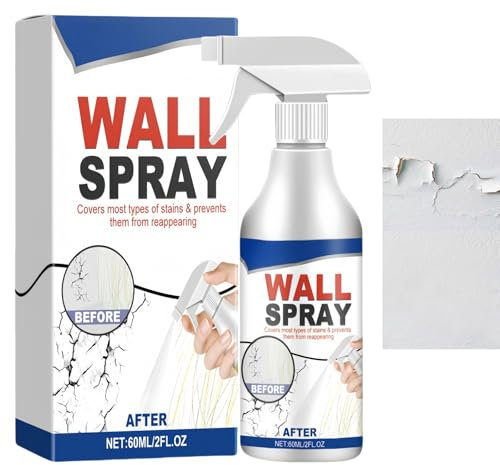 Versatile Wall Repair Paint Wall Spray Paint,White Spray Pa/int,Ma/gic Walls Repair Spr/ay,Wa/ll Filler Re/pair,White Emulsion Pa/int Matt,Quick Drying Wh/ite W/all Pai/nt Rep/air Cream for Wa/ll