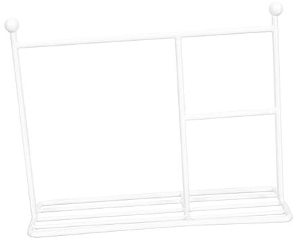 Milisten Mini Clothes Storage Rack for Dolls Doll Garment Hanger Display Shelf for Plaything Supply and Dollhouse Accessories