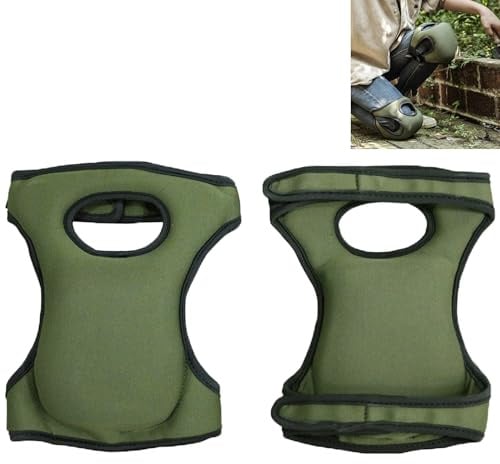Smaoqingji Protectores Rodilla Jardín Rodilleras Jardinería - Pack de 2, Verdes, Rodilleraes Suaves de Trabajo, Adecuadas Para la Limpieza del Suelo, la Limpieza del Hogar y las Tareas Jardinería