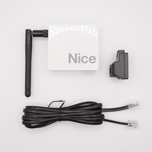 NICE IT4WIFI - Interface Wi-Fi BusT4 (Opera) - Pilotage Portail & Garage à Distance - Mode HomeKit OU MyNice - Wi-Fi 2,4 GHz - RJ-11 + IBT4N Inclus + 1 Goodies DOMOBIP