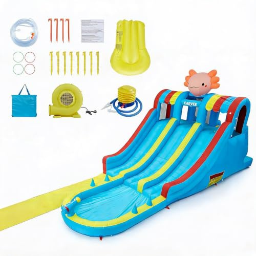 27 ft Giant Inflatable Water Slide Bounce House Climbing Wall Water Cannon
